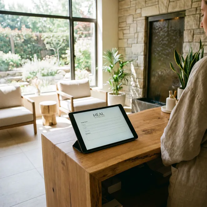 Linking intake forms in your confirmation text streamlines the client experience.