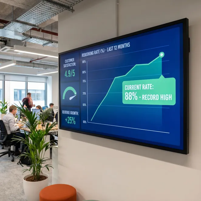 Track your retention metrics in real-time.