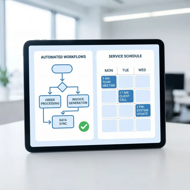 Visualizing a streamlined workflow helps identify where automation can take over manual admin.