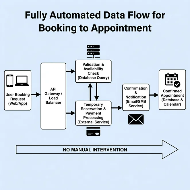 The architecture of a seamless automated workflow.