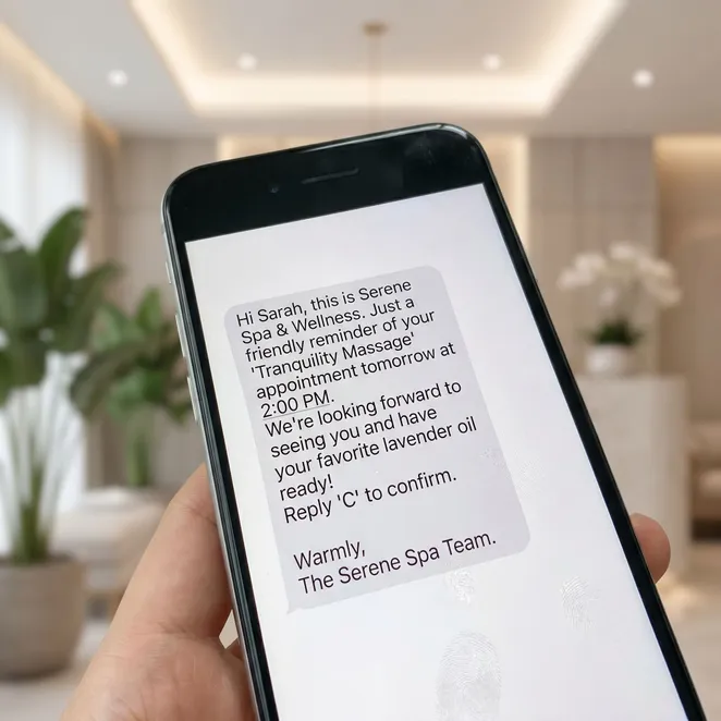 Personalized messages feel like a service, not an ad.