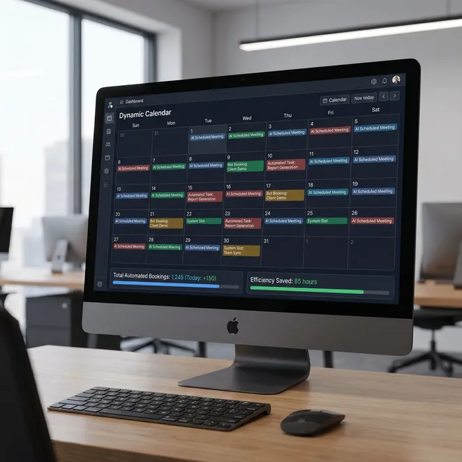 Real-time sync with your existing schedule.