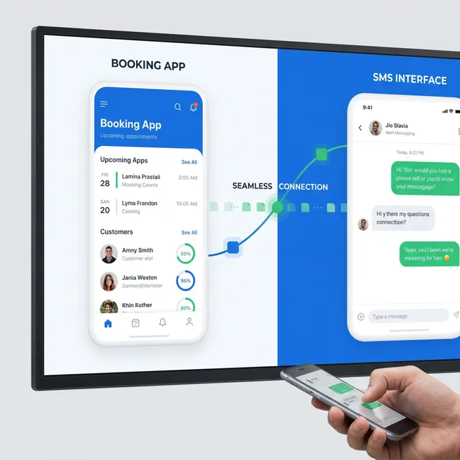 Seamlessly sync your calendar with automated SMS rebooking.
