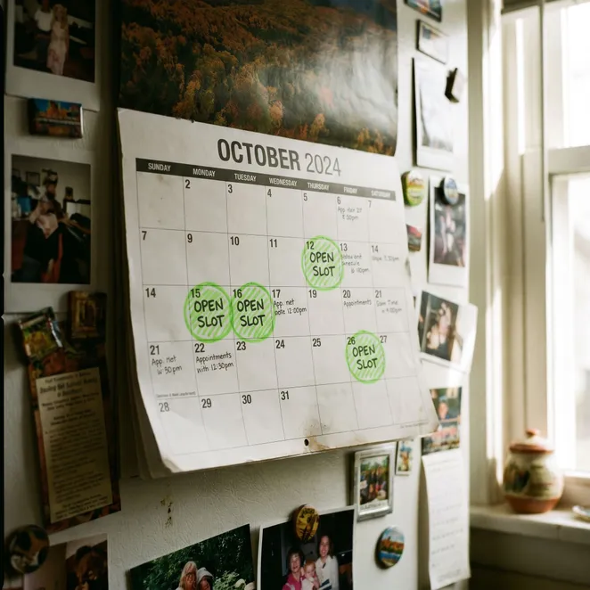 Targeting gaps in your schedule efficiently.
