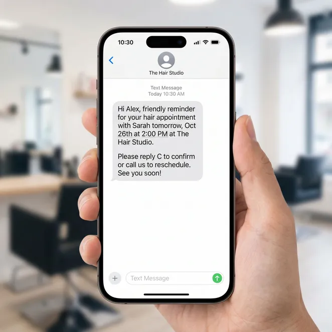 Automated reminders keep your chair full.