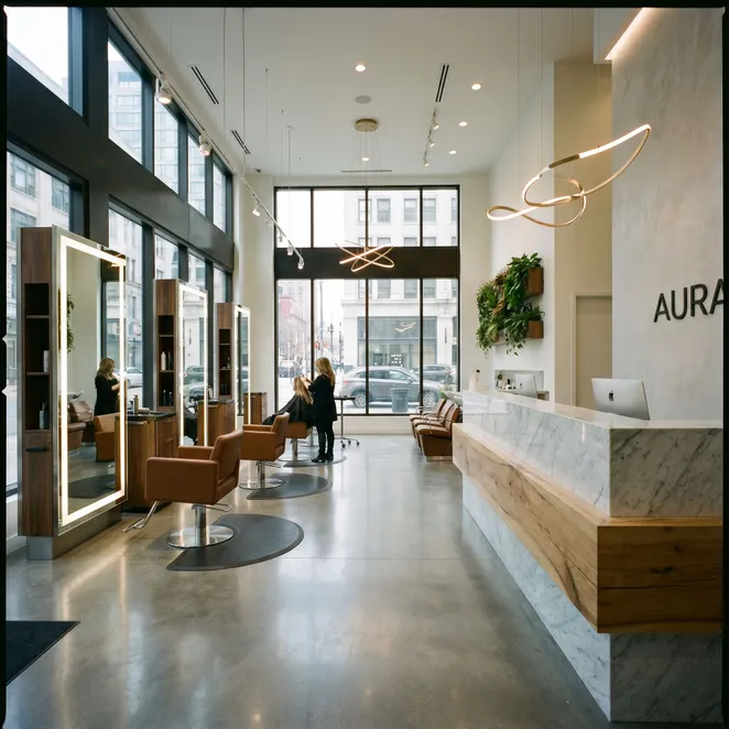 Efficiency meets elegance in modern salon management.