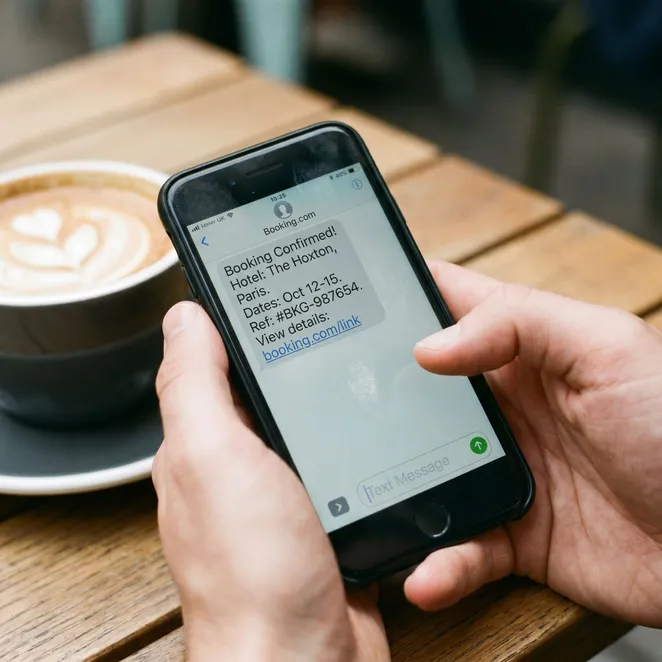 Simple SMS interactions drive high conversion.